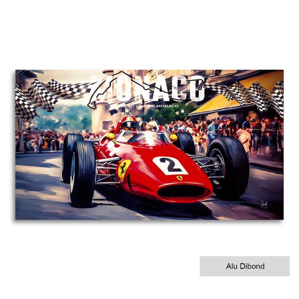 Wandbild Ferrari von Kunstgestalten24