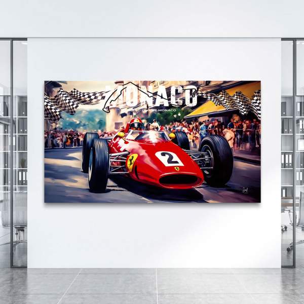 Wandbild Ferrari von Kunstgestalten24