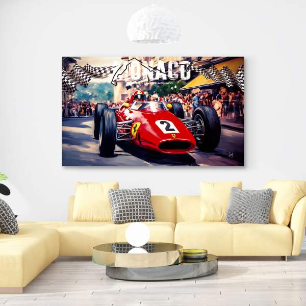 Wandbild Ferrari von Kunstgestalten24