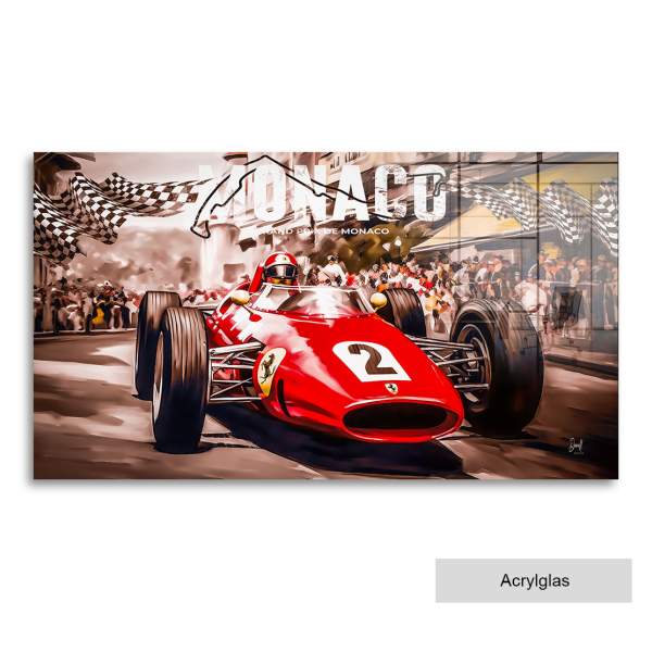 Wandbild Ferrari von Kunstgestalten24