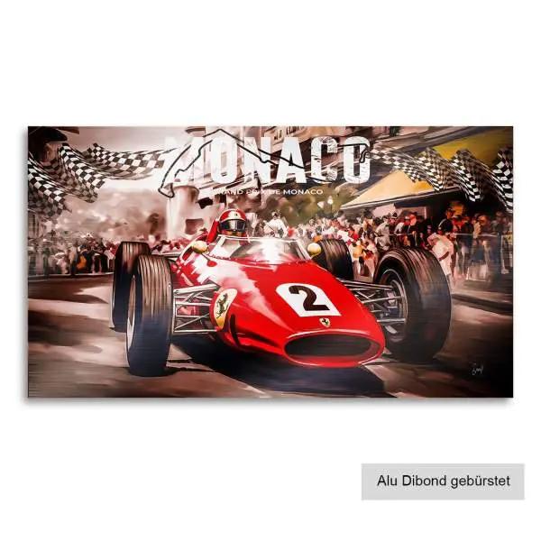 Wandbild Ferrari von Kunstgestalten24