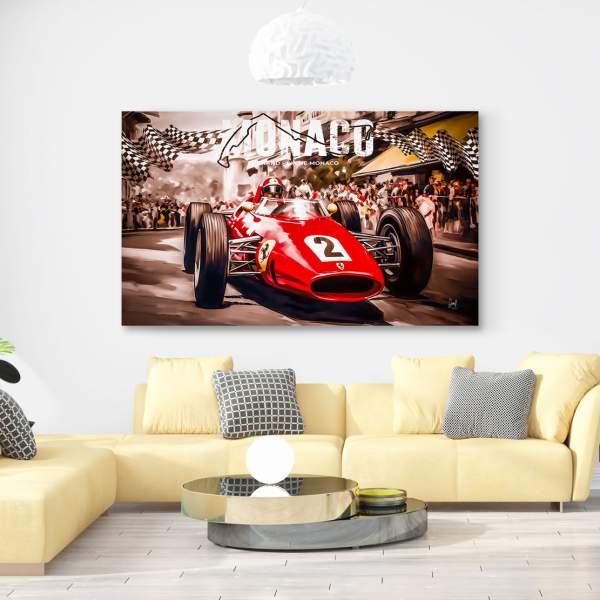 Wandbild Ferrari von Kunstgestalten24