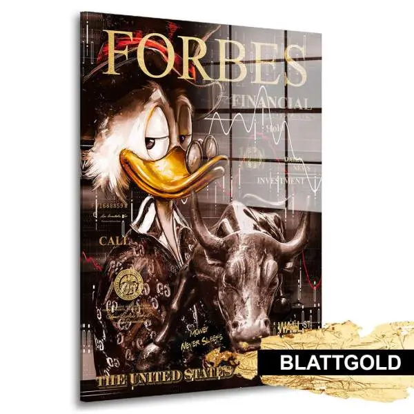 Dagobert Blattgold Bild von Kunstgestalten24