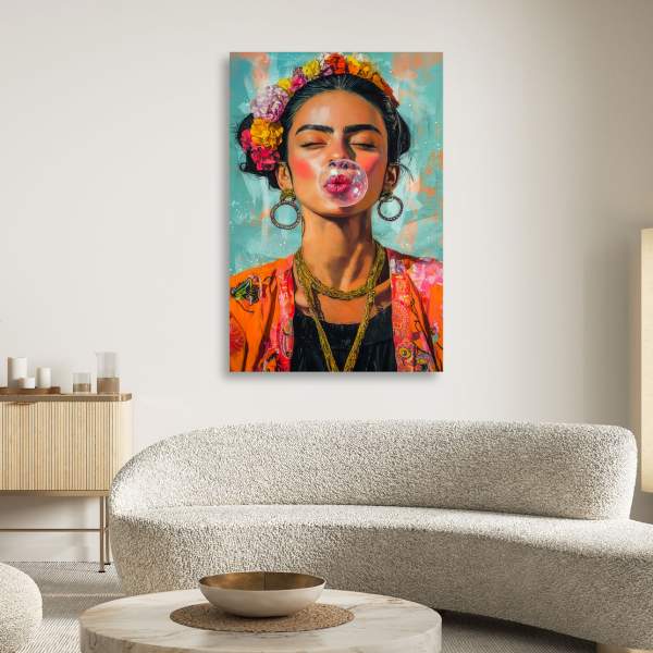 Frida Kahlo Wandbild von Kunstgestalten24