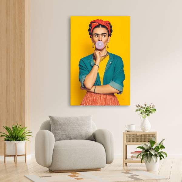 Frida Kahlo Wandbild von Kunstgestalten24