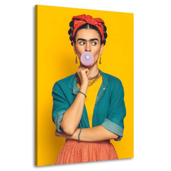 Frida Kahlo Wandbild von Kunstgestalten24