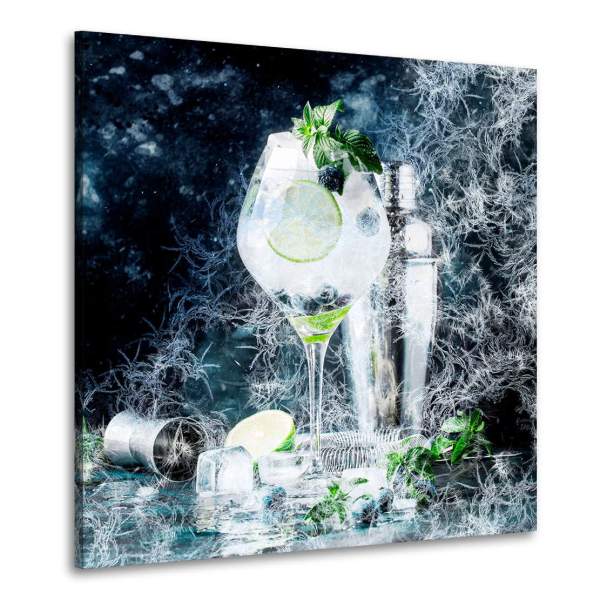 Wandbild Leinwandbild Frozen Gin
