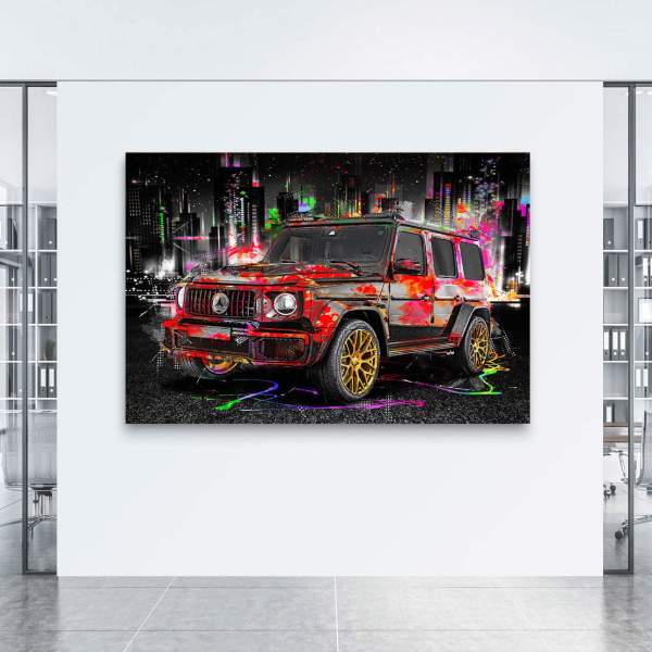 Wandbild Mercedes G63 Kunstgestalten24