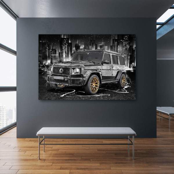 Wandbild Mercedes G63 Kunstgestalten24