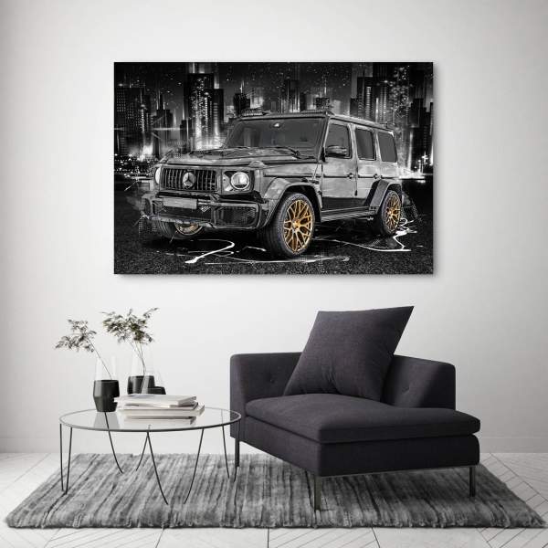 Wandbild Mercedes G63 Kunstgestalten24