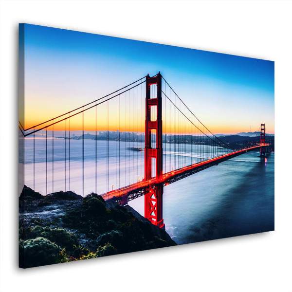 Wandbild Leinwandbild Golden Gate Bridge