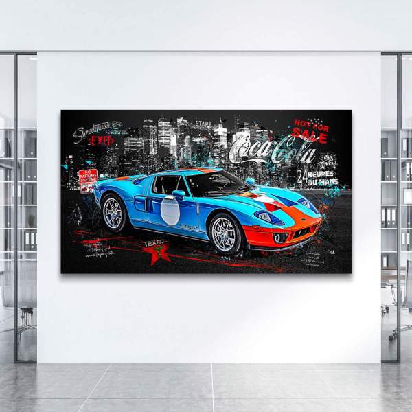 Ford GT40 Wandbild von Kunstgestalten24
