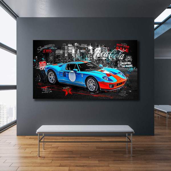 Ford GT40 Wandbild von Kunstgestalten24