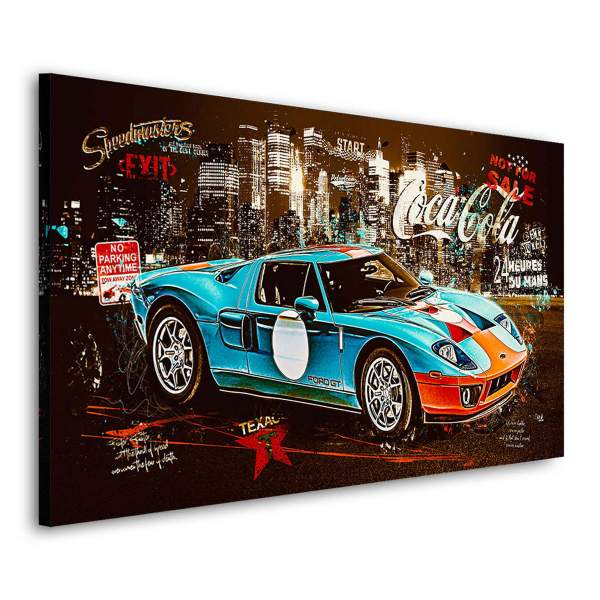Ford GT40 Wandbild von Kunstgestalten24