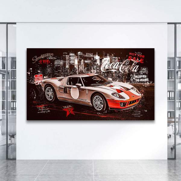 Ford GT40 Wandbild von Kunstgestalten24