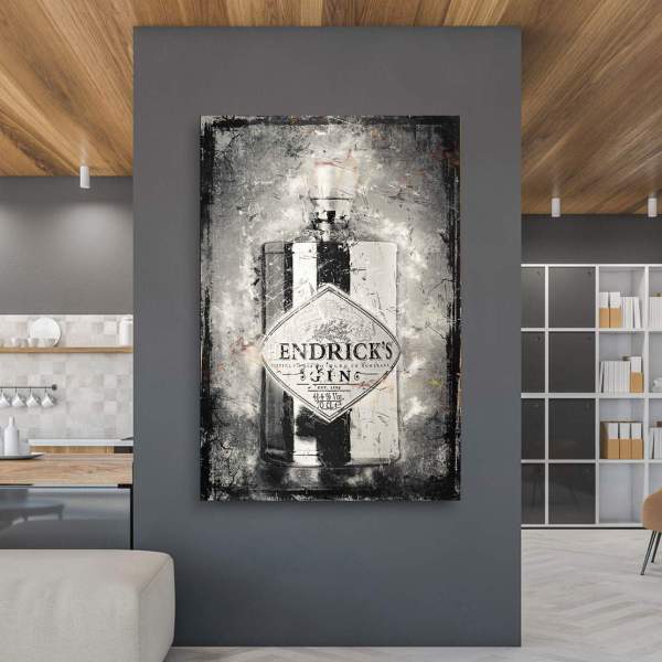 Gin Leinwandbild von Kunstgestalten24