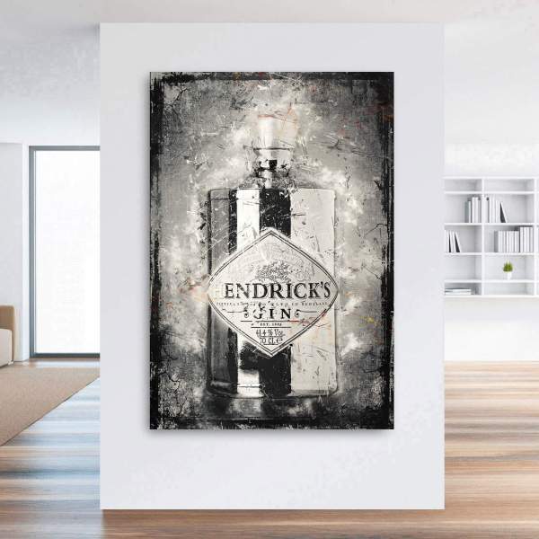 Gin Leinwandbild von Kunstgestalten24