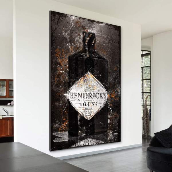Leinwandbild Gin abstrakt