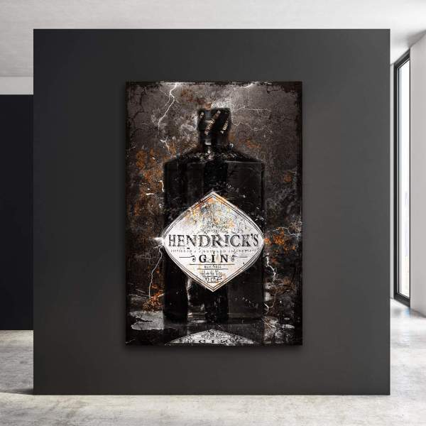 Leinwandbild Gin abstrakt