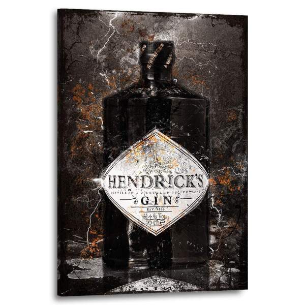 Leinwandbild Gin abstrakt