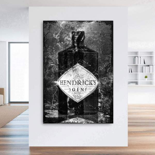 Gin Leinwandbild von Kunstgestalten24