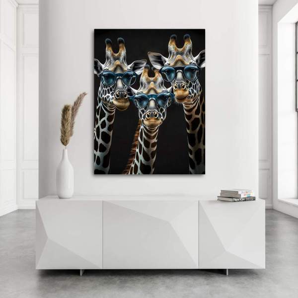 Giraffe Wandbild Kunstgestalten24
