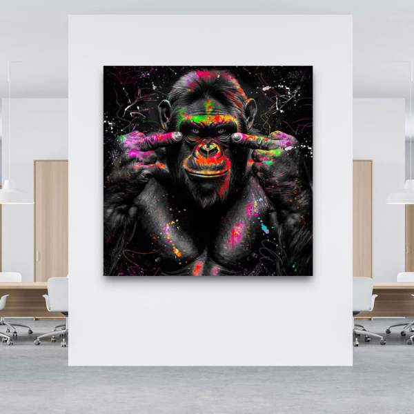 Tier Wandbild von Kunstgestalten24