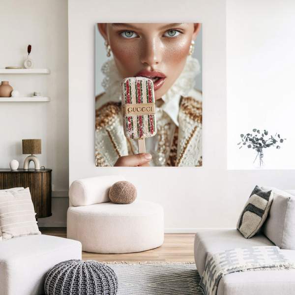 Gucci Eis Wandbild Kunstgestalten24