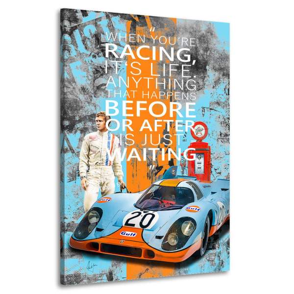 Steve McQueen Leinwandbild von Kunstgestalten24