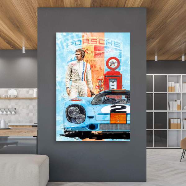 Porsche Leinwandbilder von Ron Danell