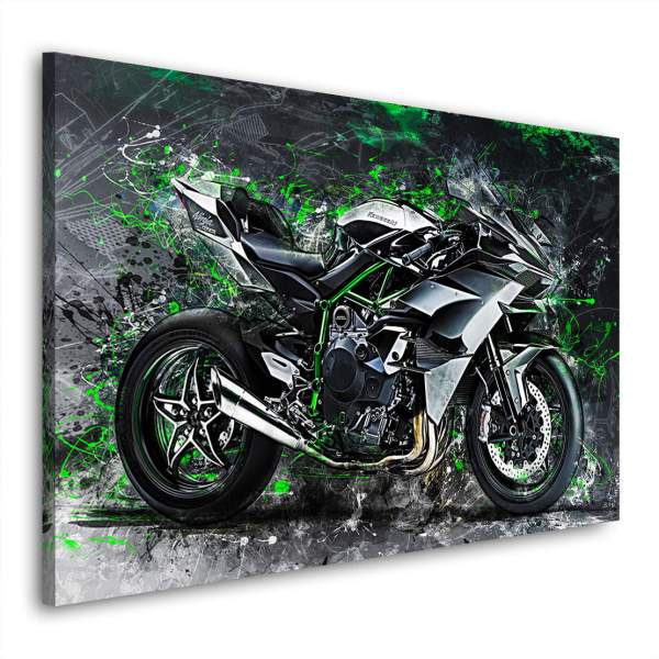 Kawasaki H2 Leinwandbild