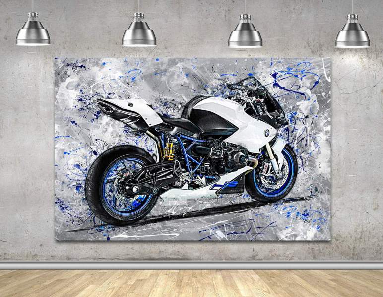 BMW HP2 Leinwand