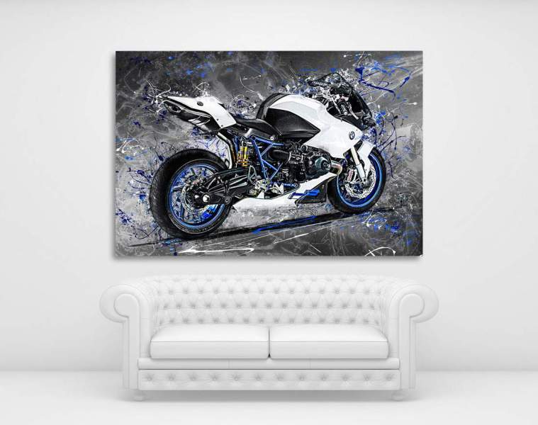 BMW HP2 Leinwandbild