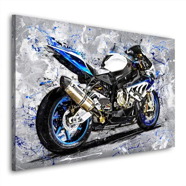 BMW-HP4-Leinwandbild