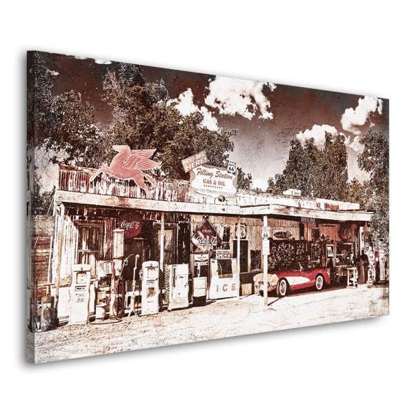 USA Tanstelle als Leinwandbild von Roland Menzel | Kunstgestalten24
