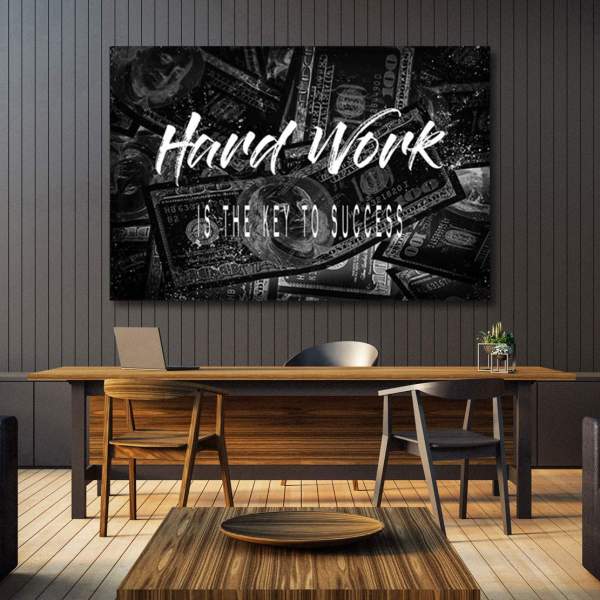 Leinwandbild Harte Arbeit