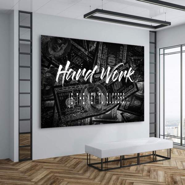 Leinwandbild Harte Arbeit