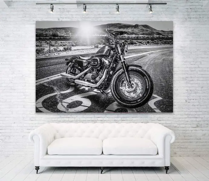 Harley-Davidson-Wandbild