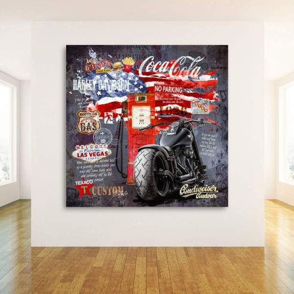 Amerika Pop Art Bild von Ron Danell