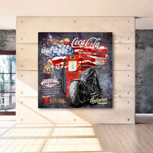 Amerika Pop Art Bild von Ron Danell