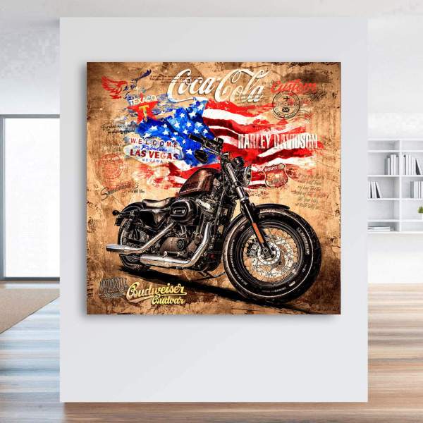 Bonnie & Clyde Wandbild von Kunstgestalten24