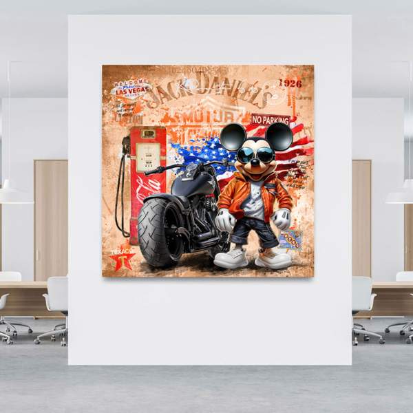 Micky Wandbild von Kunstgestalten24