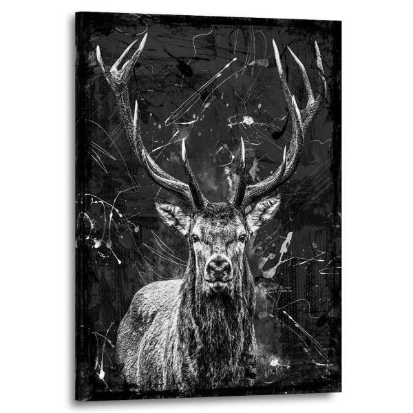 Hirsch-leinwandbild-wandbild von Ron Danell