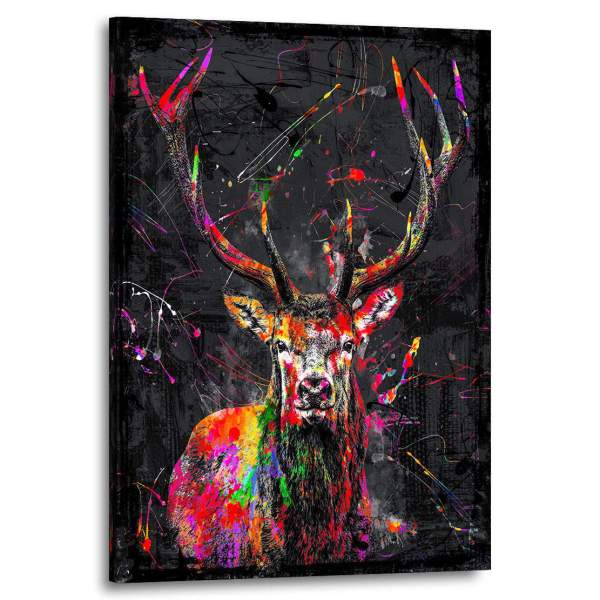 Hirsch-leinwandbild von Ron Danell