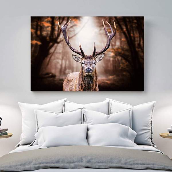 Leopard Leinwandbild von Kunstgestalten24