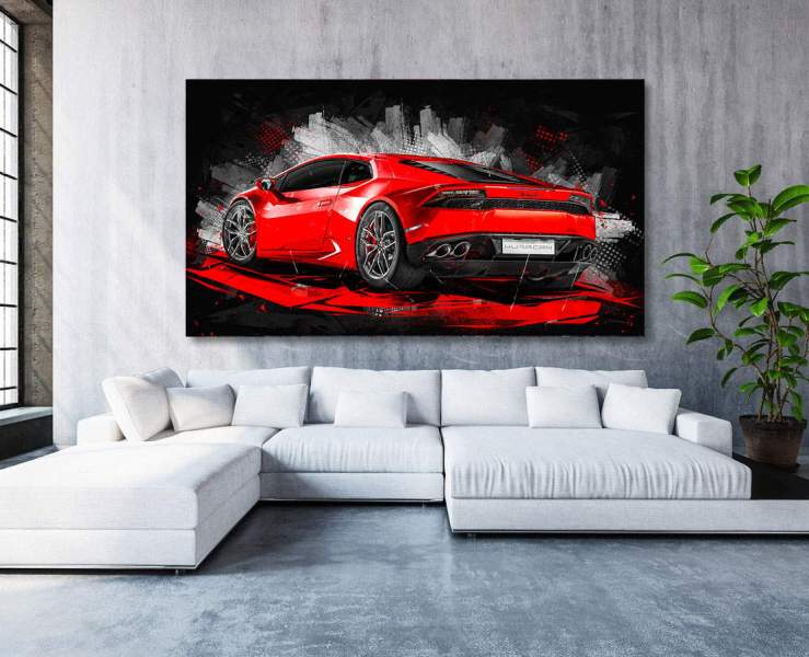 Auto Leinwandbild Lamborghini Huracan
