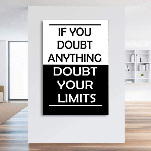 Motivations Wandbild von Kunstgestalten24