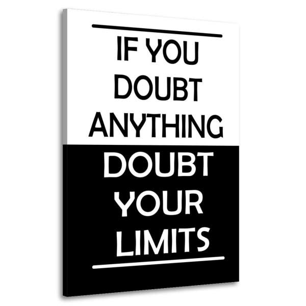 Motivations Wandbild von Kunstgestalten24