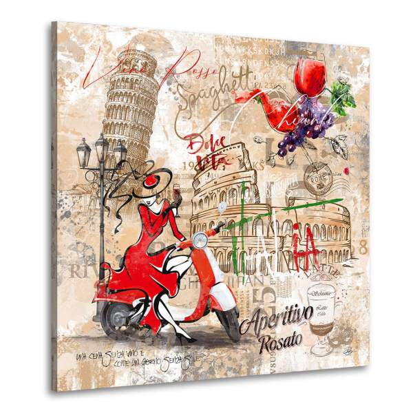 Italien Wandbild im Pop Art Stil von Ron Danell