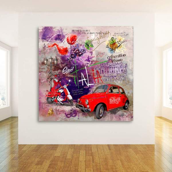 Italien Acrylglasbild von Ron Danell